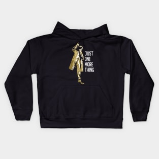 Unraveling Clues With Columbo A Detective's Pursuit Kids Hoodie